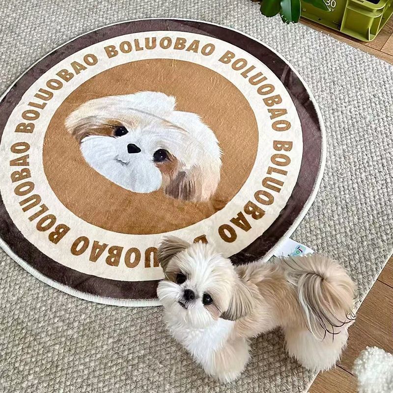Custom Pet Photo Rug - Personalized Pet Portrait Mat