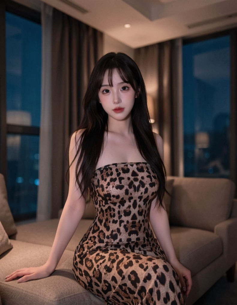 Lace-Up Backless Bodycon Mini Dress