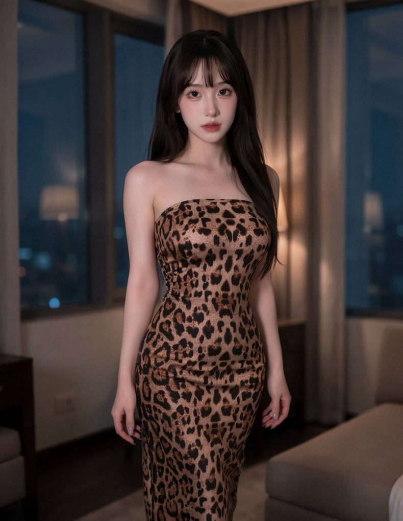 Lace-Up Backless Bodycon Mini Dress